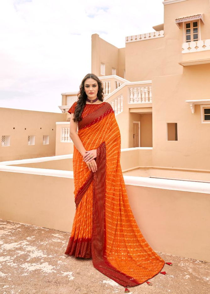 Kashvi Jhalak Designer Ethnic Wear Wholesale Saree Collection